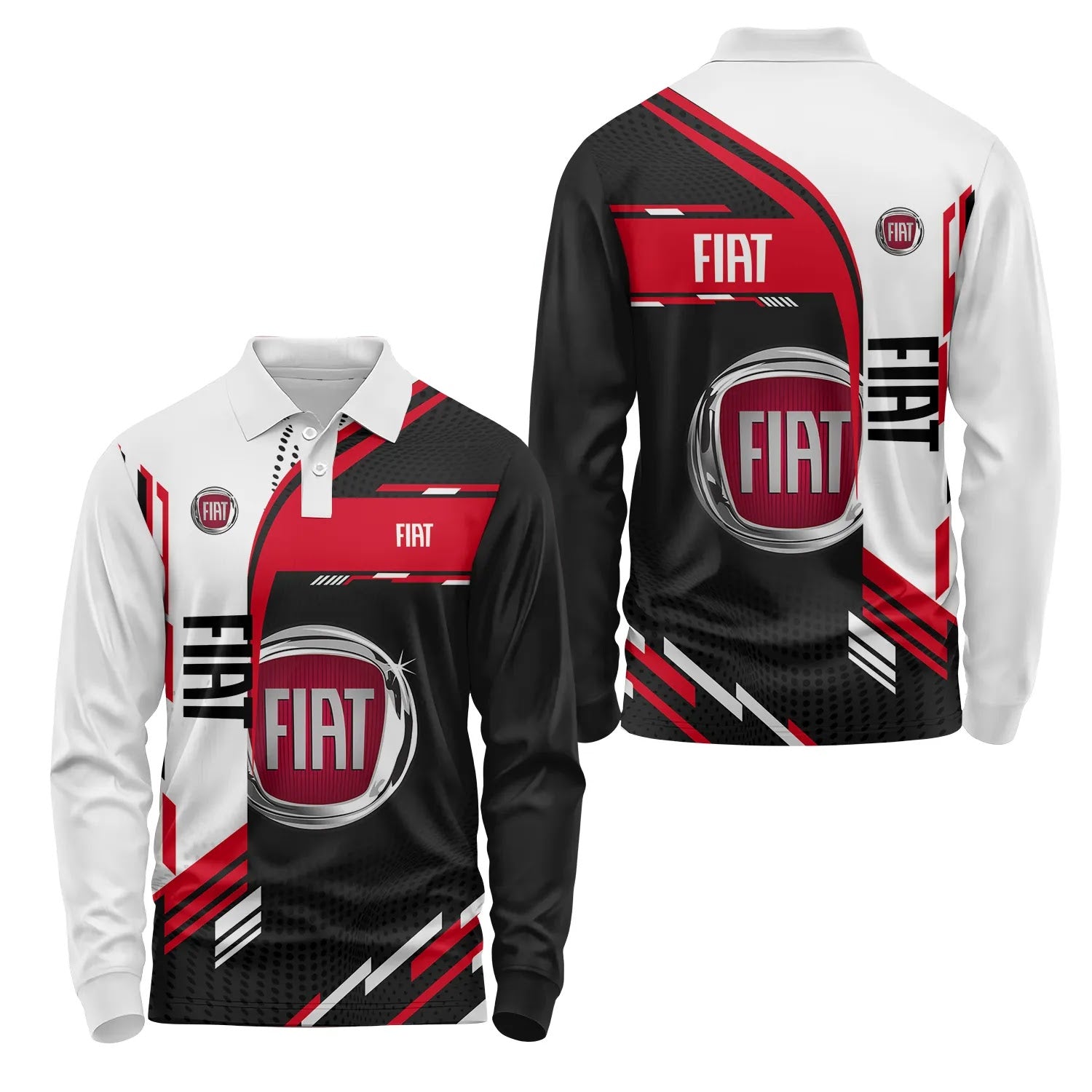 Fiat Long Sleeve Polo SC036