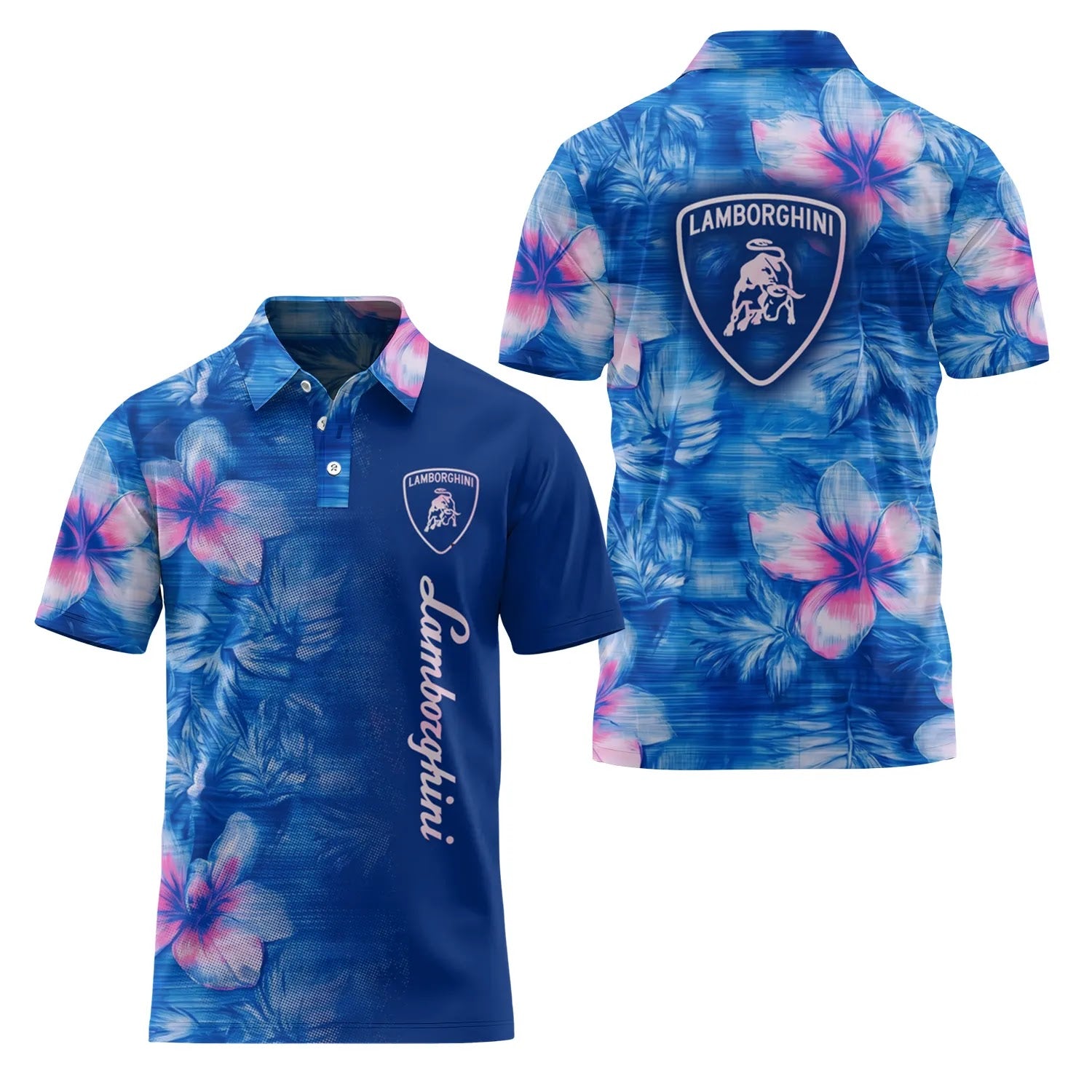 Lamborghini Short Sleeve Polo SHW057