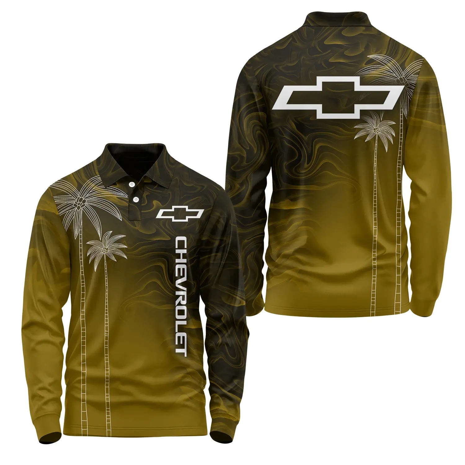 Chevrolet Long Sleeve Polo SHW070