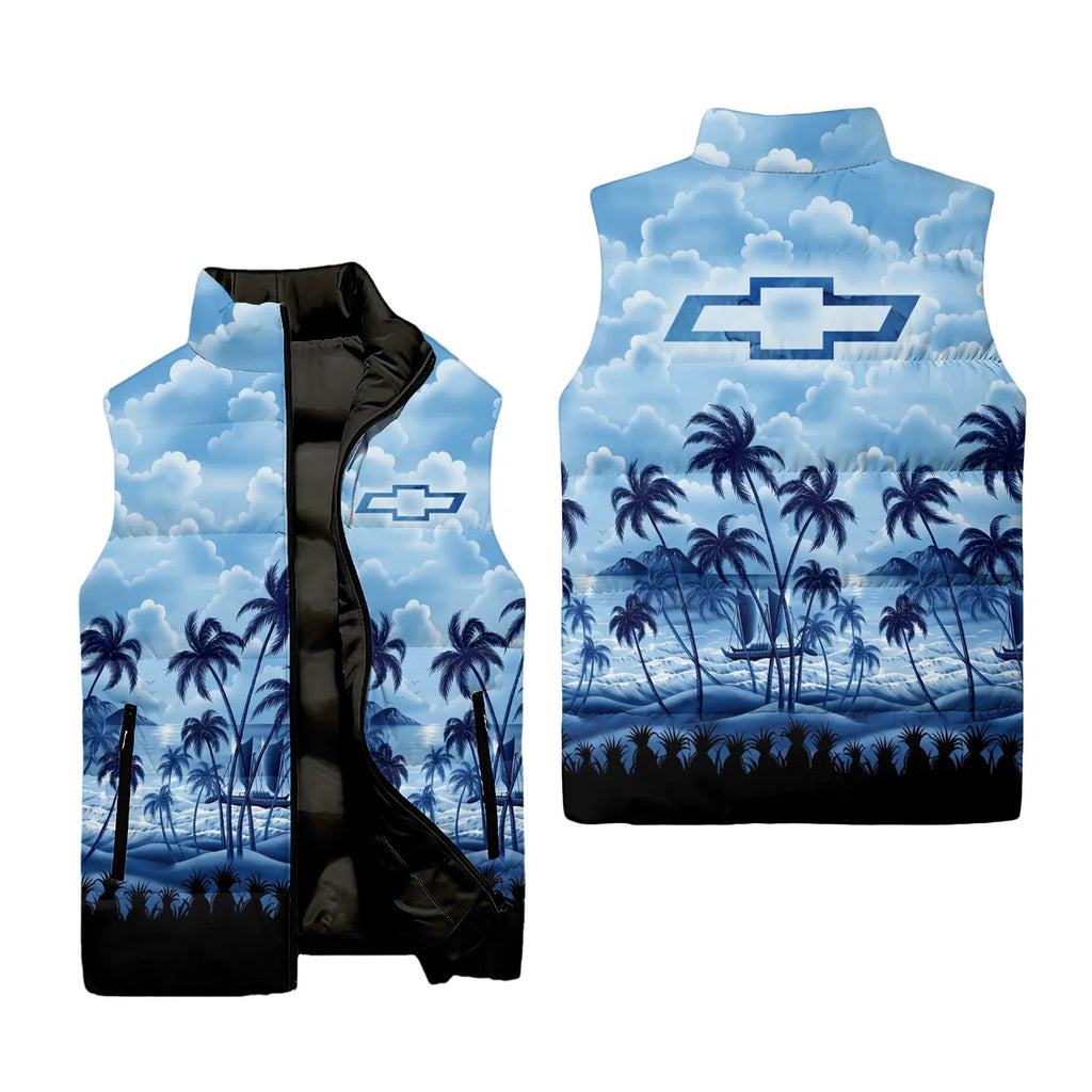 Chevrolet Sleeveless Puffer Jacket SHW018