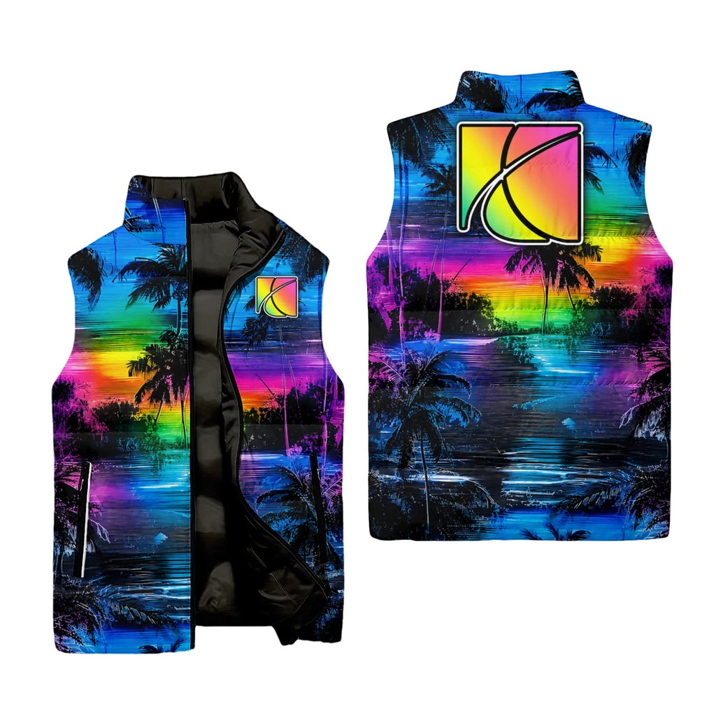 Saturn Sleeveless Puffer Jacket SHW055