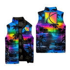 Saturn Sleeveless Puffer Jacket SHW055