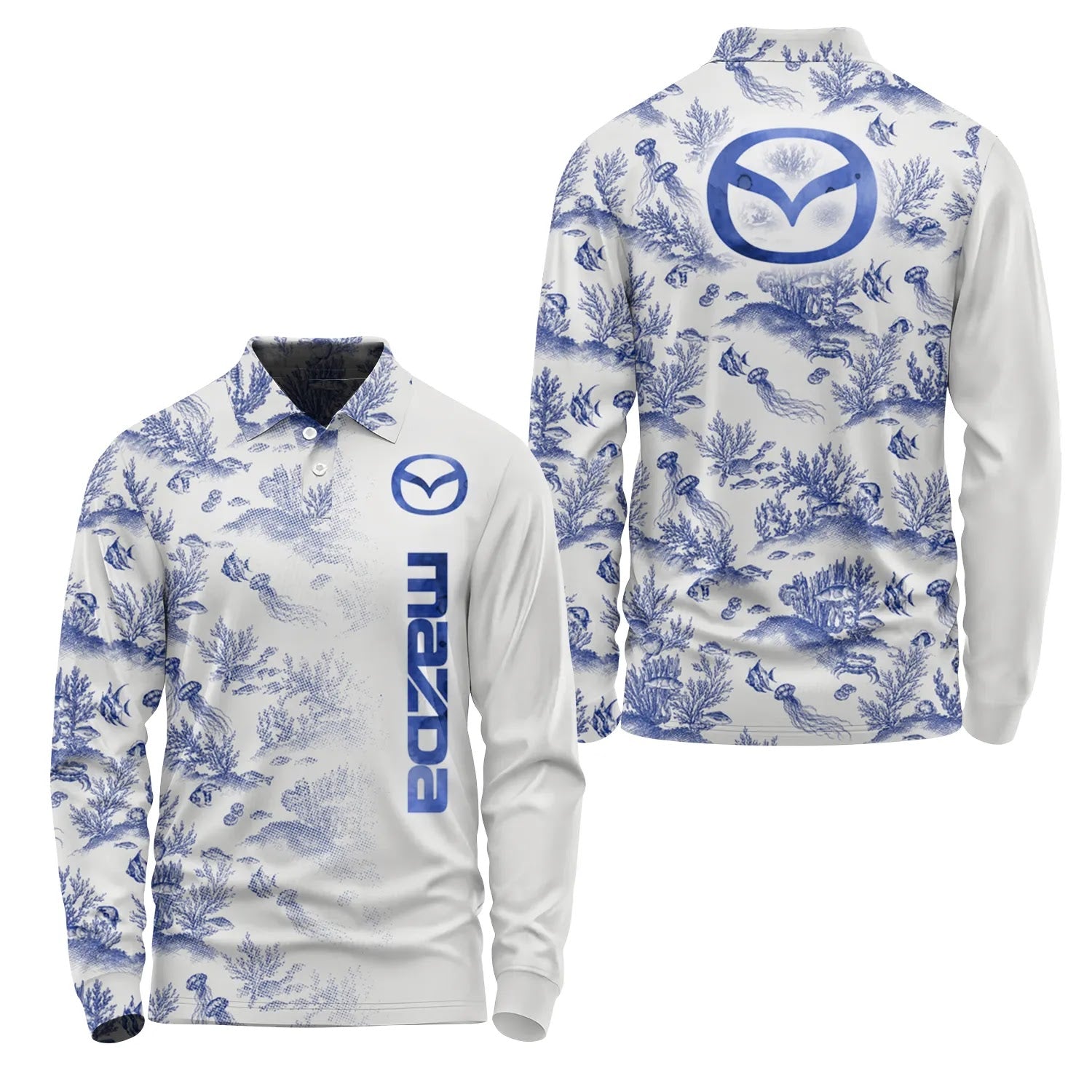 Mazda Long Sleeve Polo SHW009