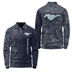 Ford Mustang Long Sleeve Polo SHW006