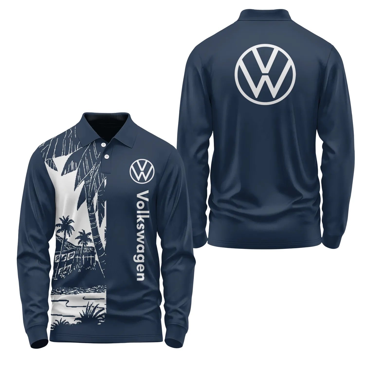 Volkswagen Long Sleeve Polo SHW031