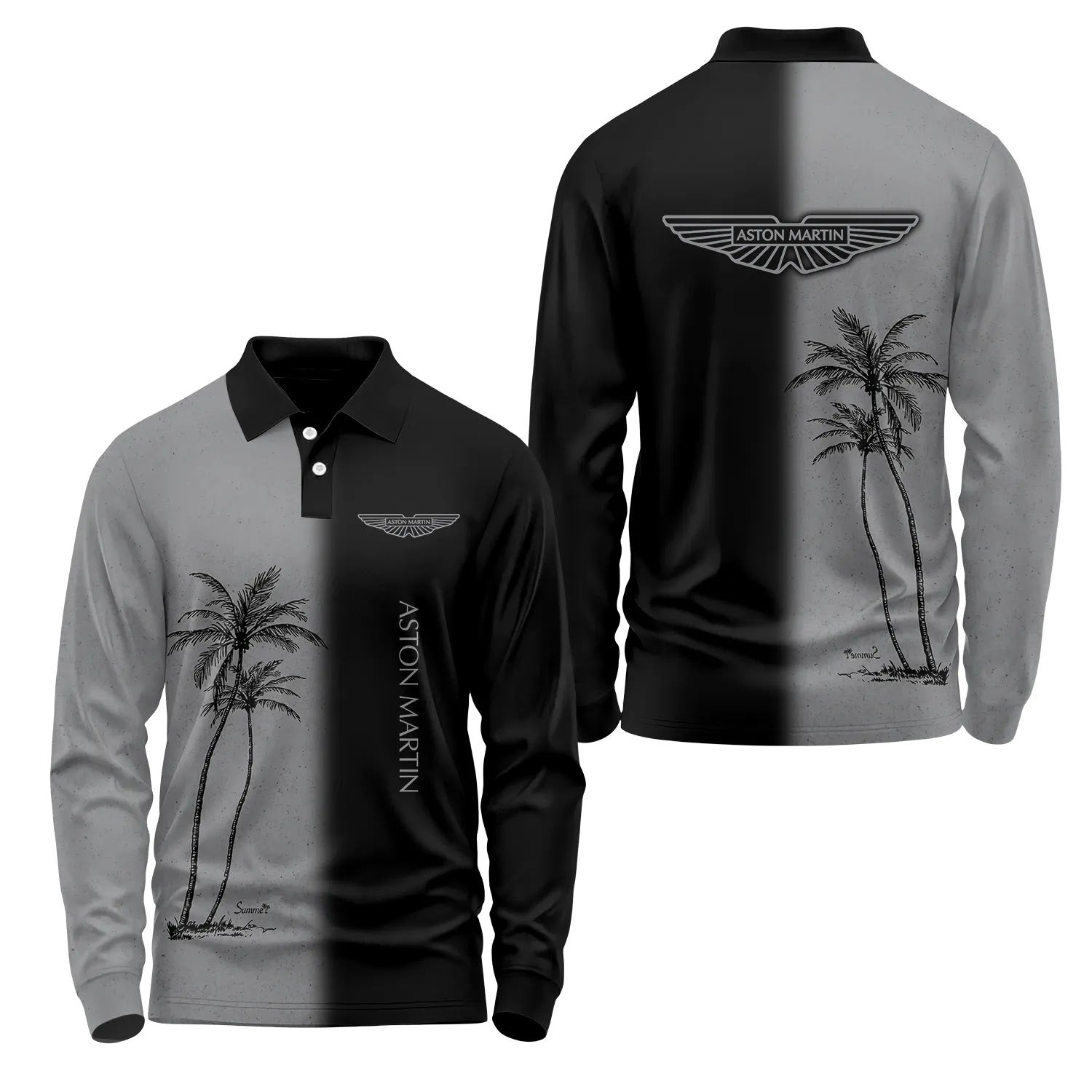 Aston Martin Long Sleeve Polo SHW037
