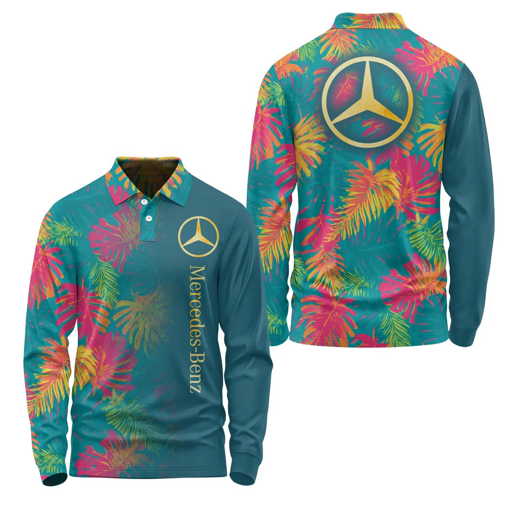 Mercedes-Benz Long Sleeve Polo SHW059