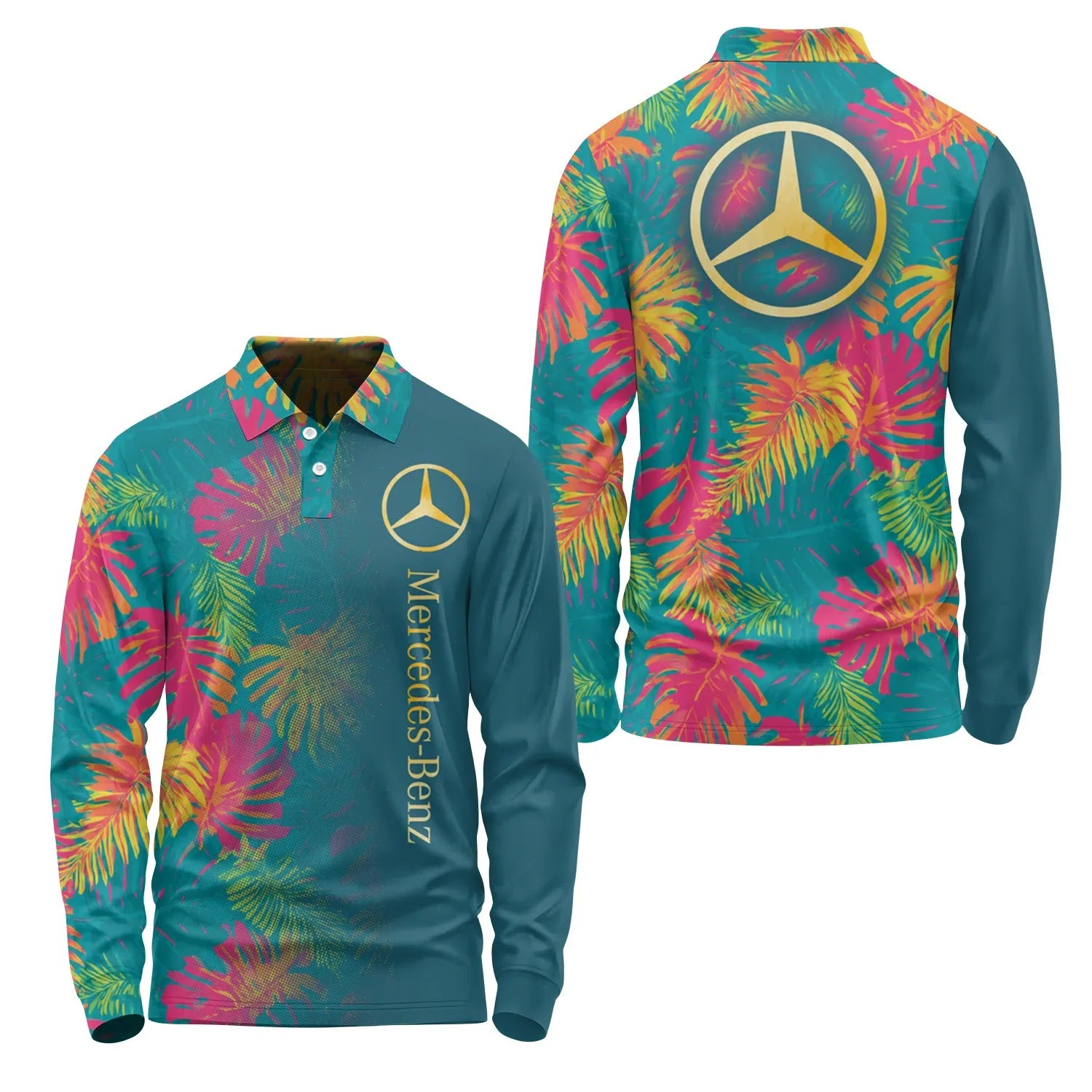Mercedes-Benz Long Sleeve Polo SHW059