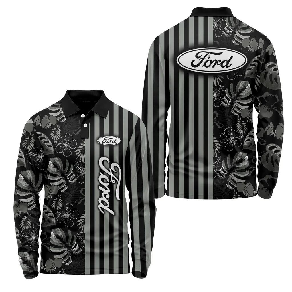 Ford Long Sleeve Polo SHW040