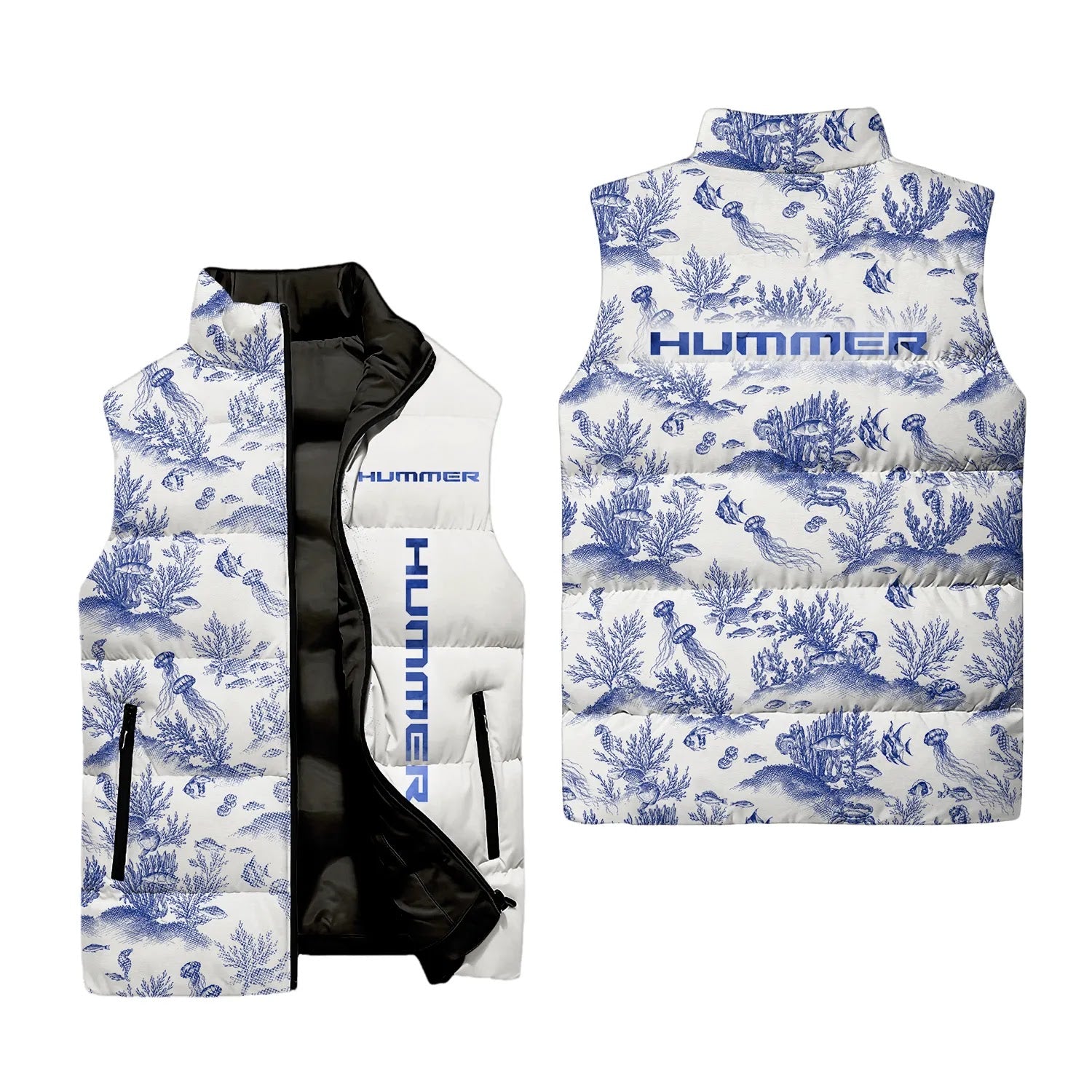 Hummer Sleeveless Puffer Jacket SHW009