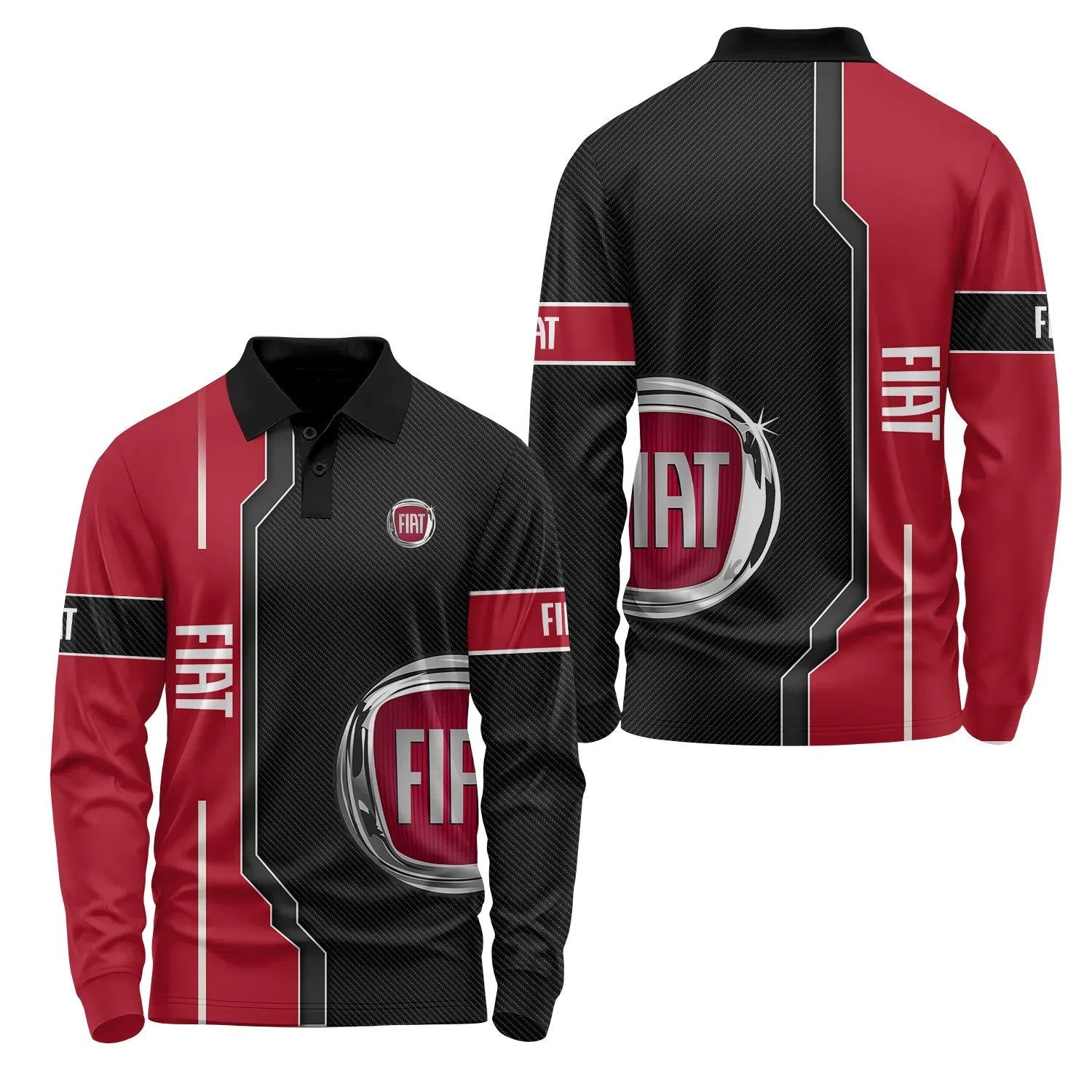Fiat Long Sleeve Polo SC042