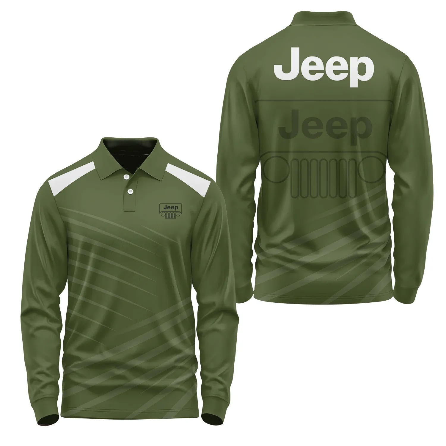 Jeep Long Sleeve Polo SC082