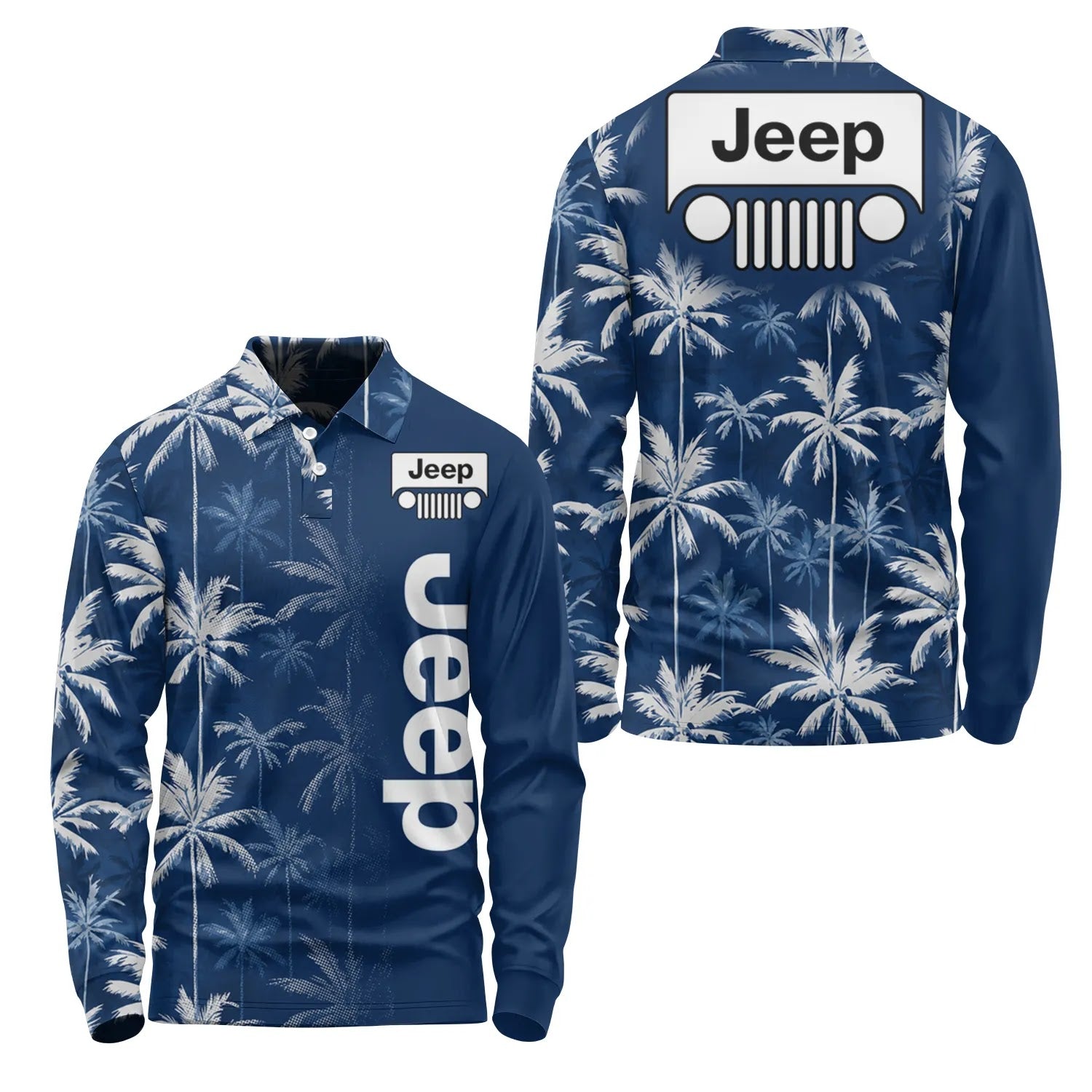 Jeep Long Sleeve Polo SHW032