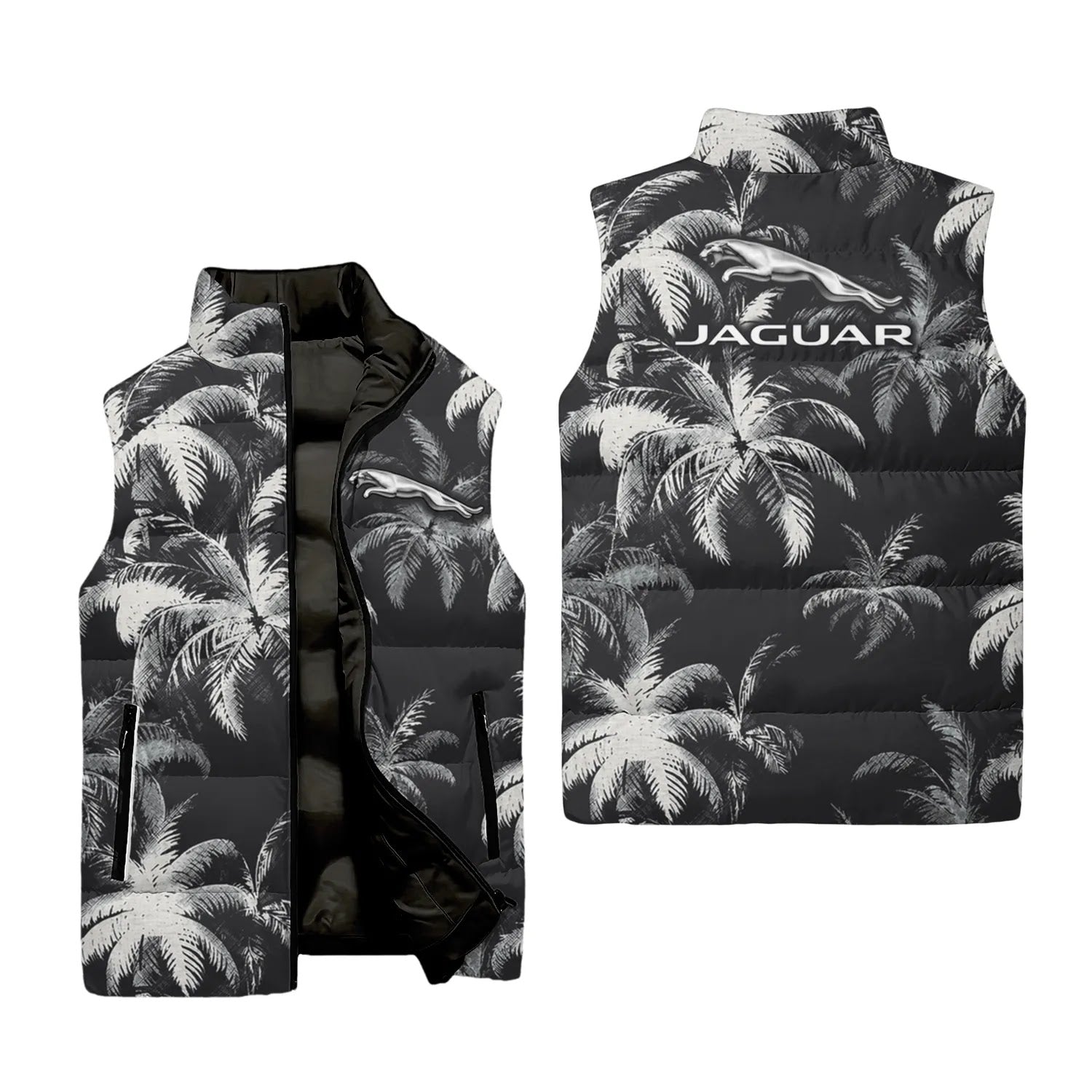 Jaguar Sleeveless Puffer Jacket SC112