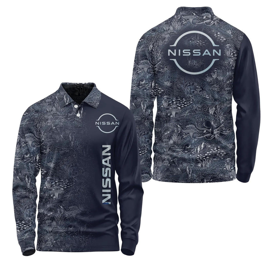 Nissan Long Sleeve Polo SHW006