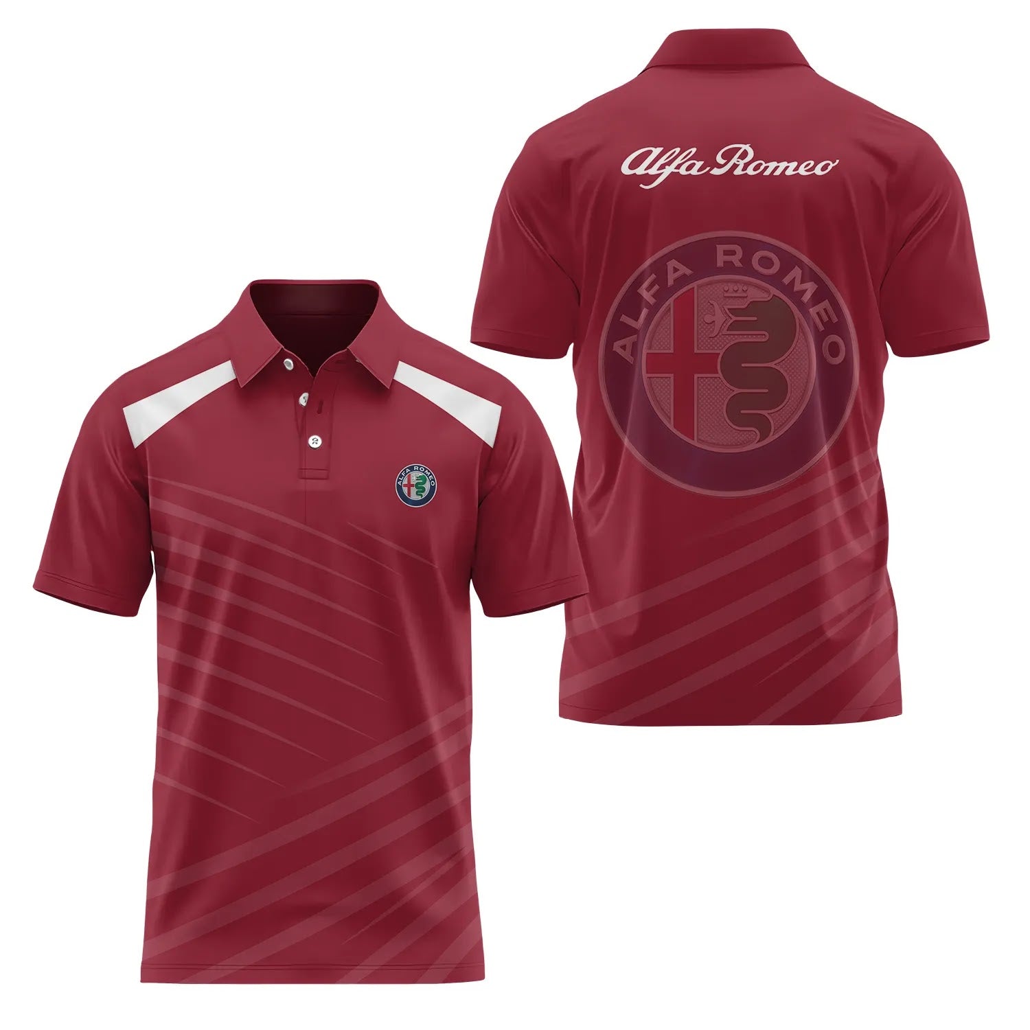Alfa Romeo Short Sleeve Polo SC082