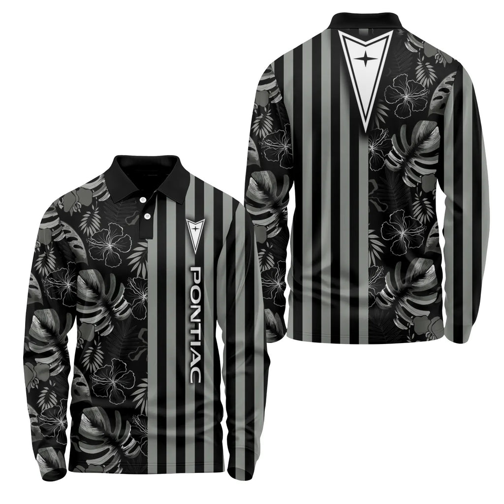Pontiac Long Sleeve Polo SHW040