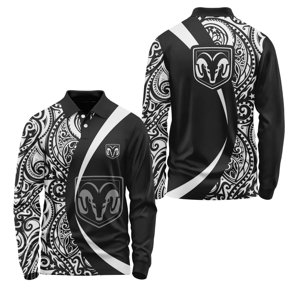 Ram Long Sleeve Polo SHW072