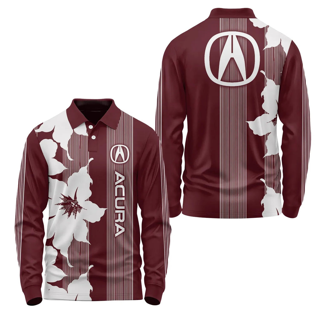 Acura Long Sleeve Polo SHW039