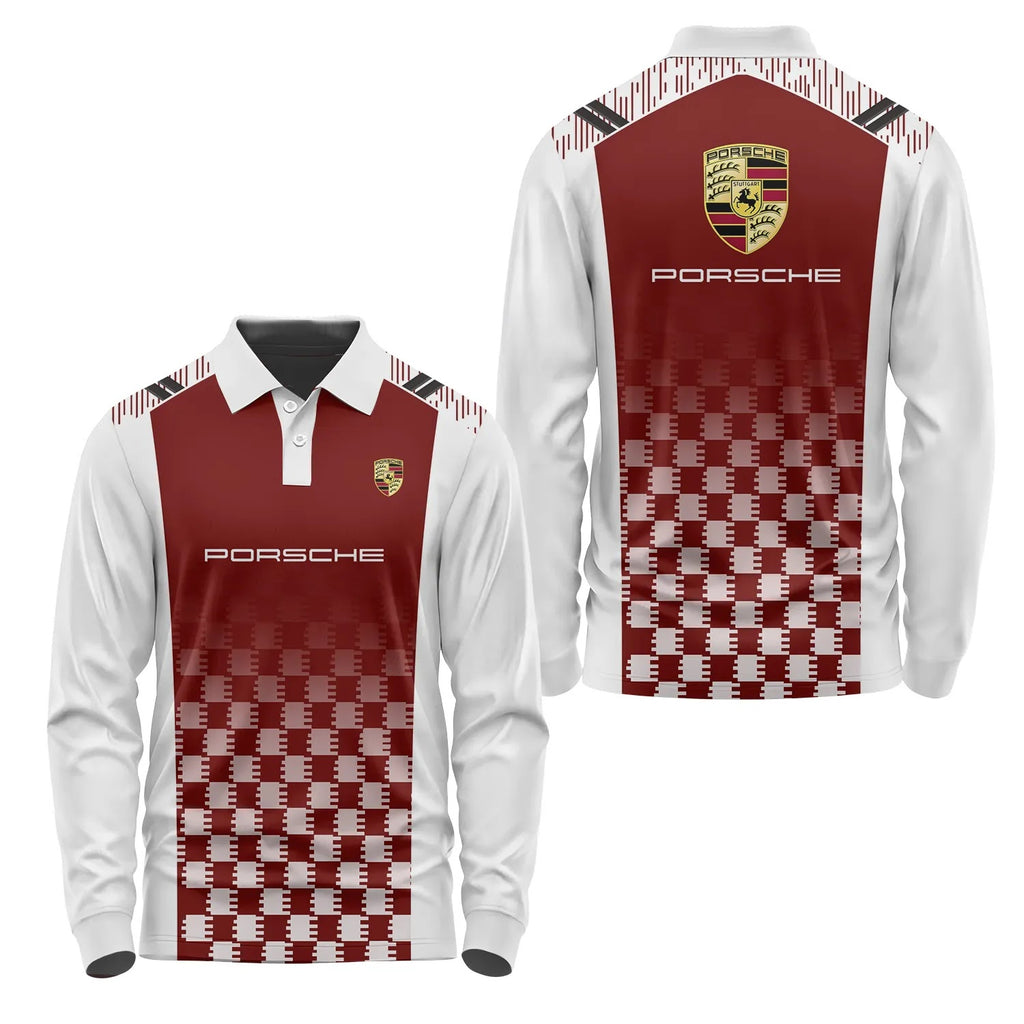 Porsche Long Sleeve Polo SC063