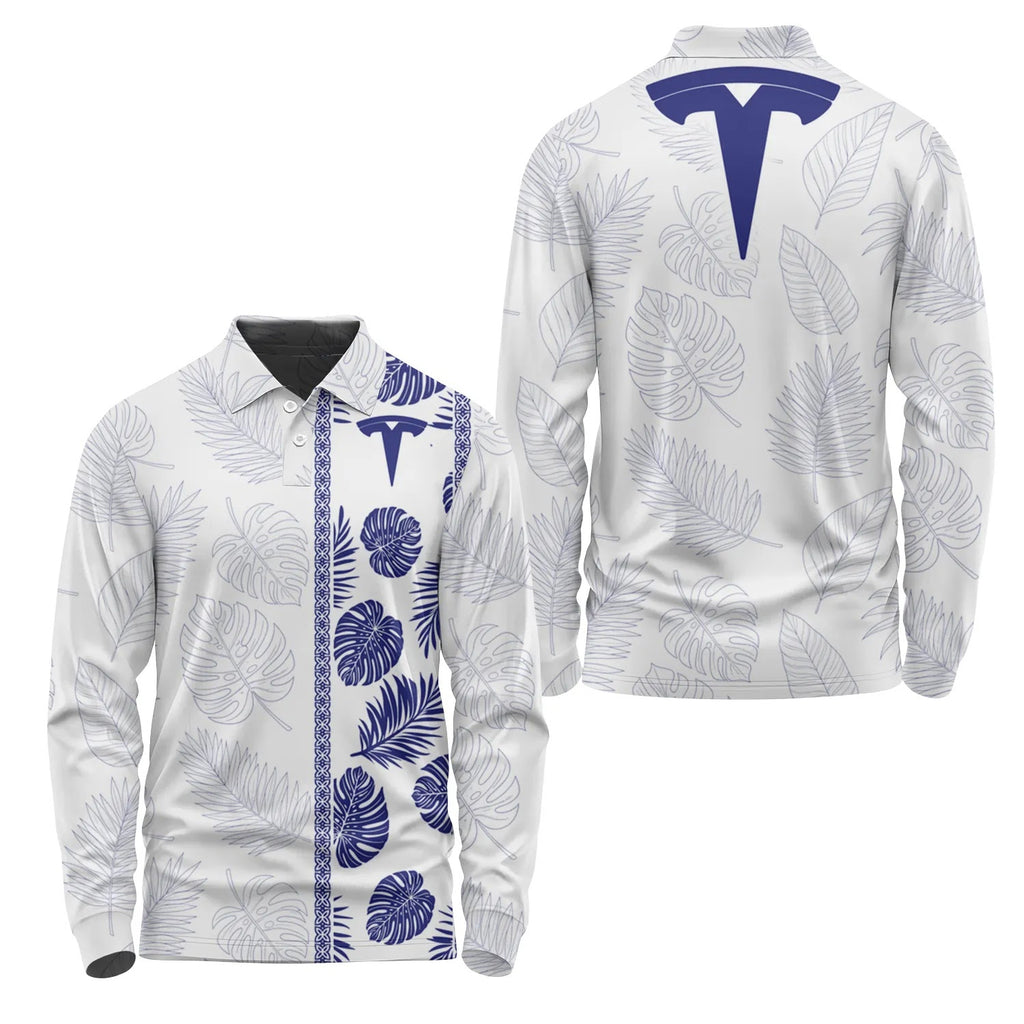 Tesla Long Sleeve Polo SHW023