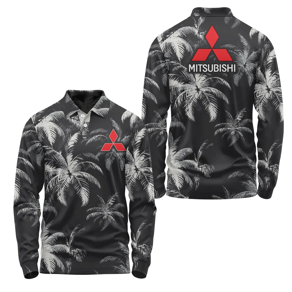 Mitsubishi Long Sleeve Polo SC112