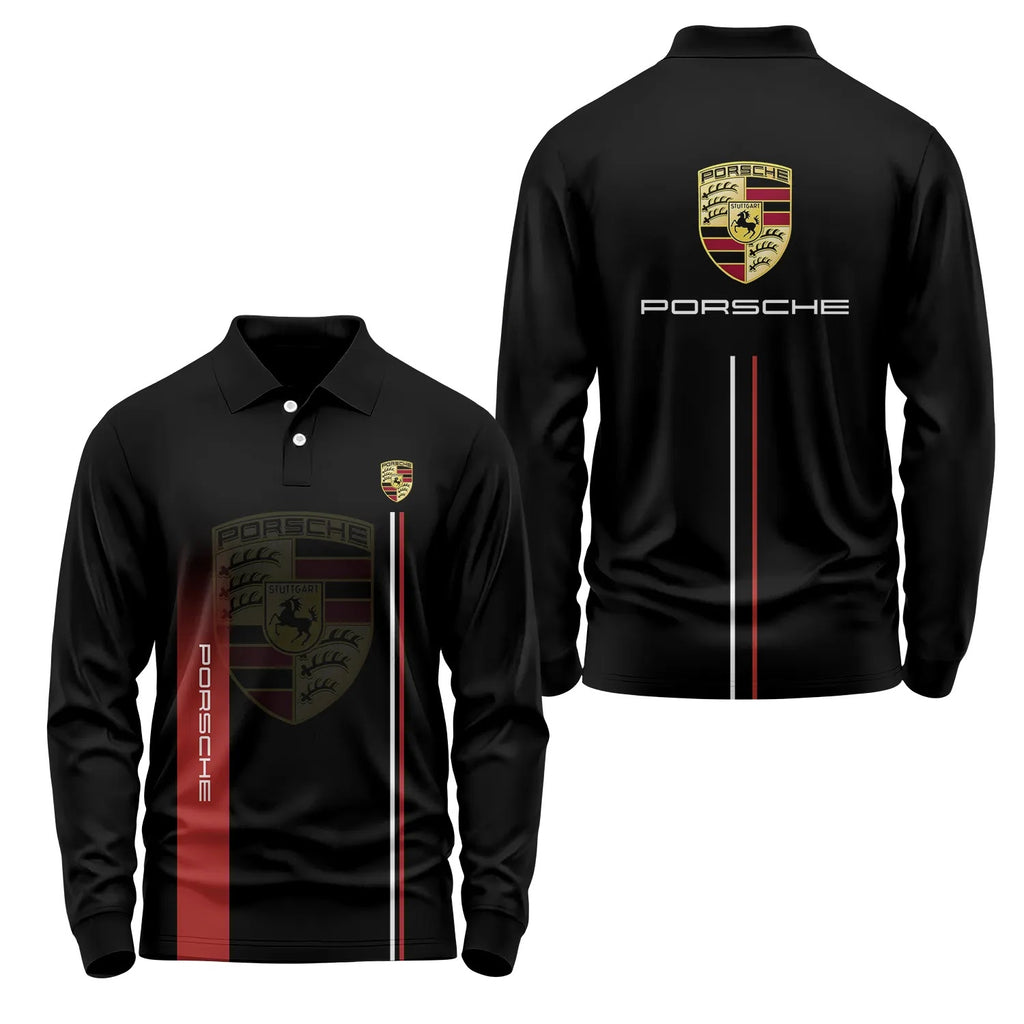 Porsche Long Sleeve Polo SC077