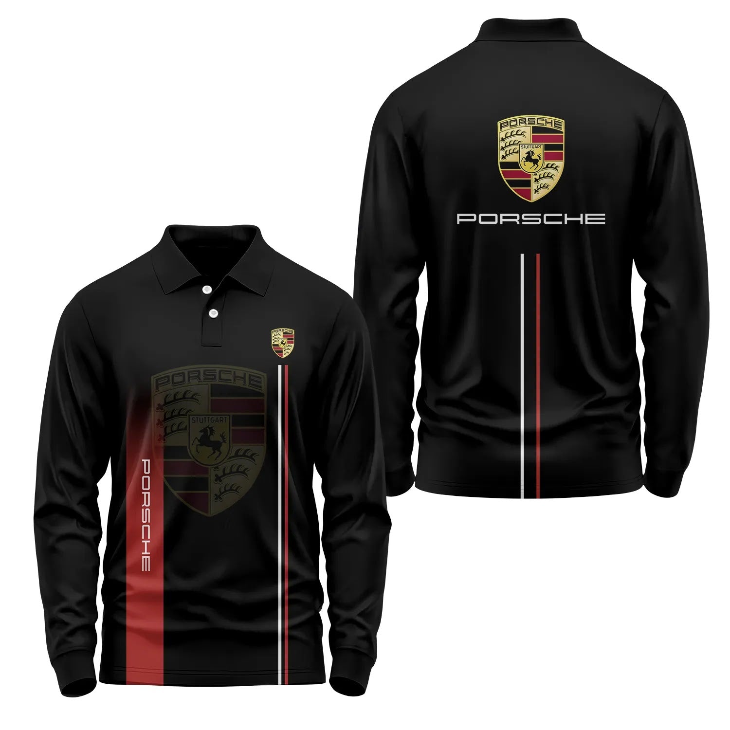 Porsche Long Sleeve Polo SC077