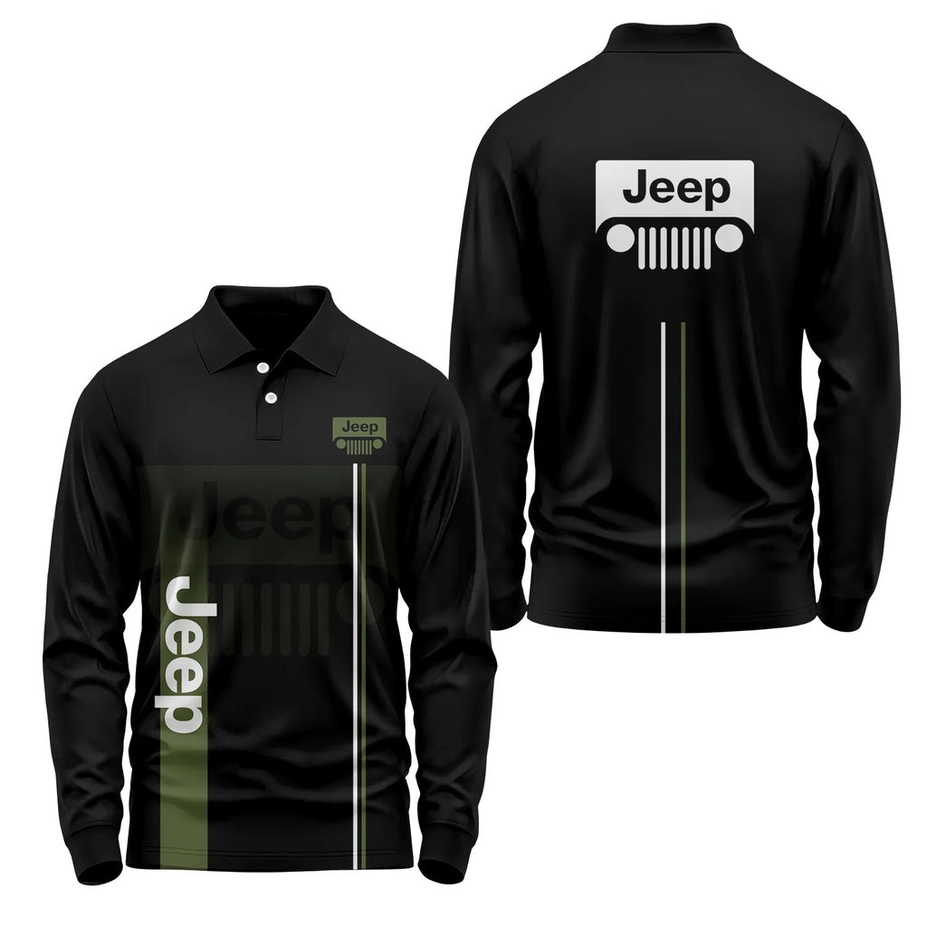 Jeep Long Sleeve Polo SC077