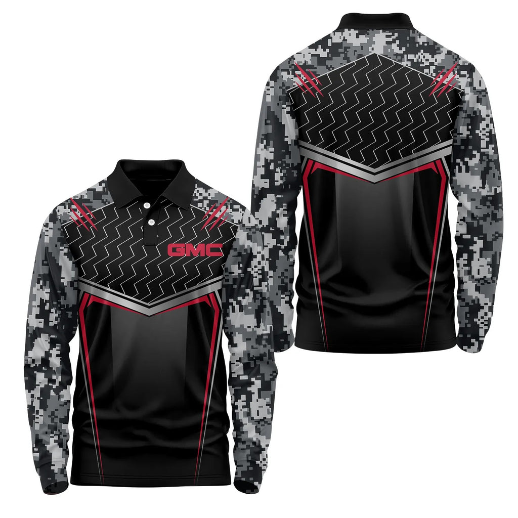 GMC Long Sleeve Polo SC115