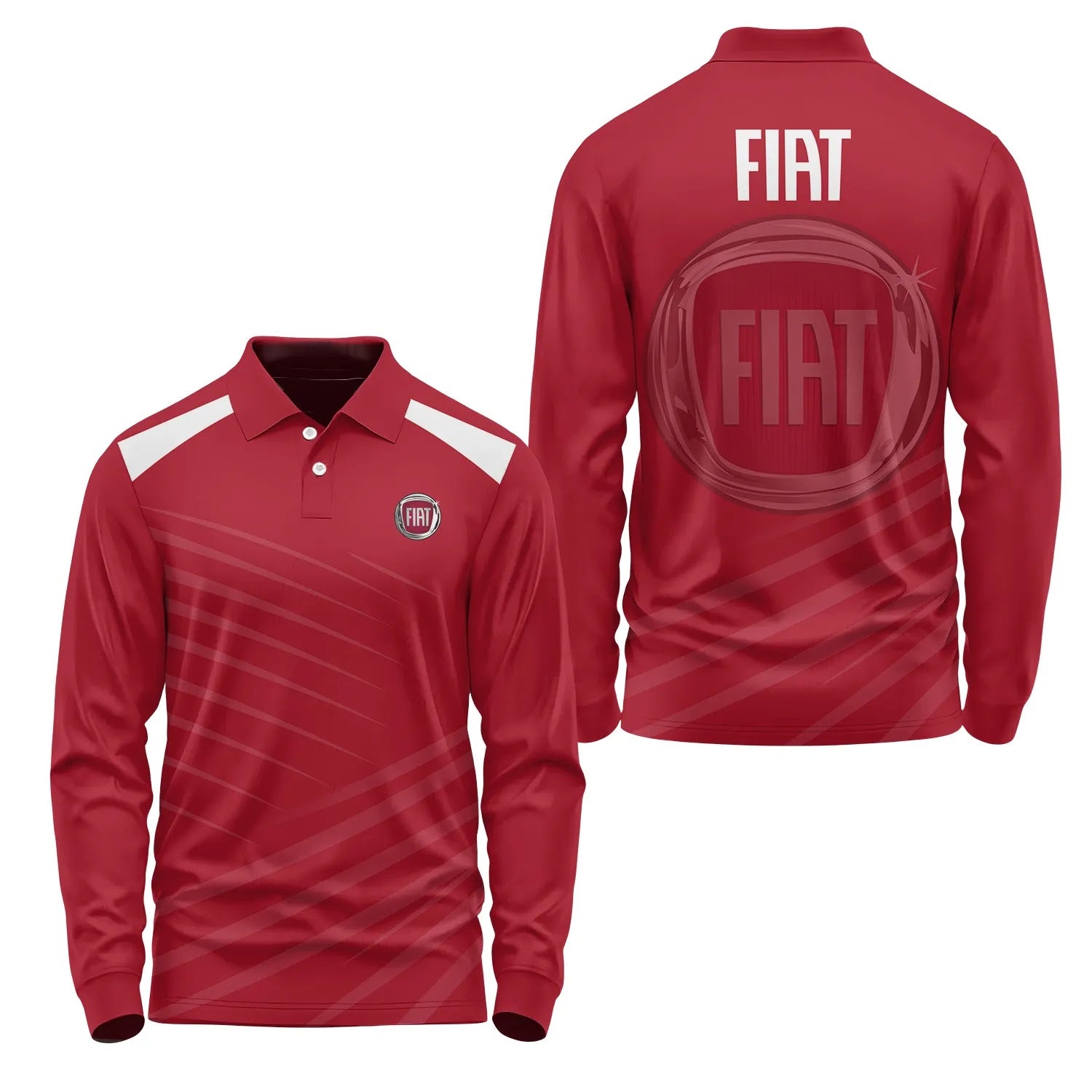 Fiat Long Sleeve Polo SC082