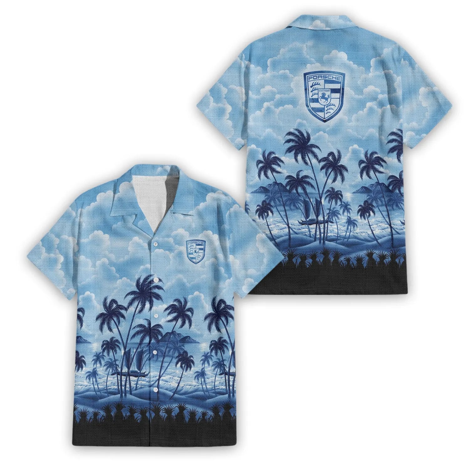 Porsche Premium Hawaiian Shirt SHW018