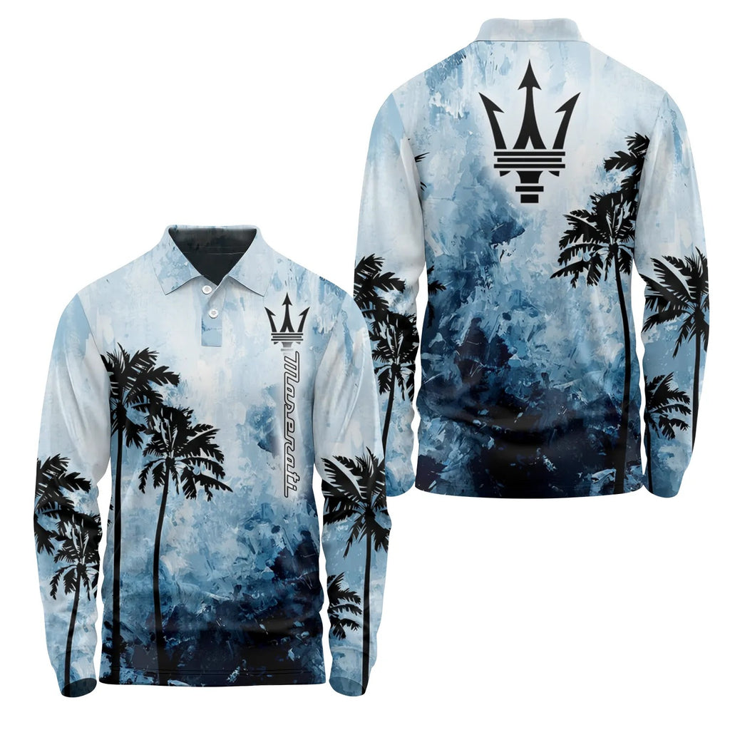 Maserati Long Sleeve Polo SHW034