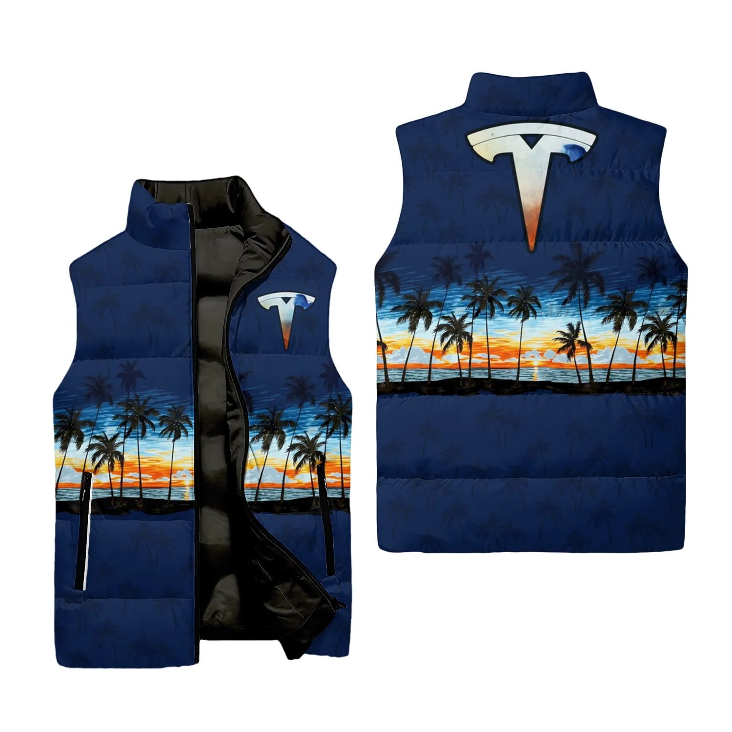 Tesla Sleeveless Puffer Jacket SHW017