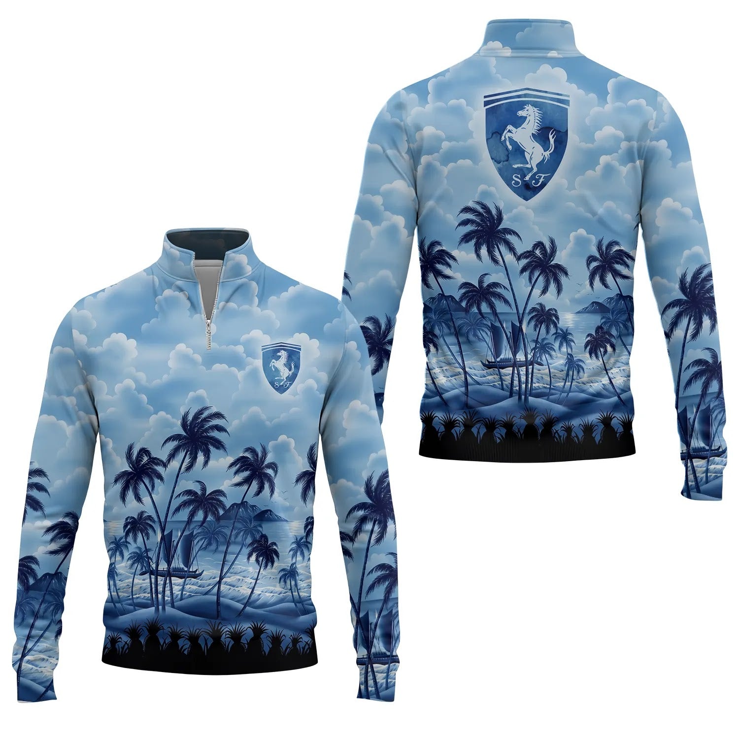 Ferrari Quarter-zip Pullover SHW018