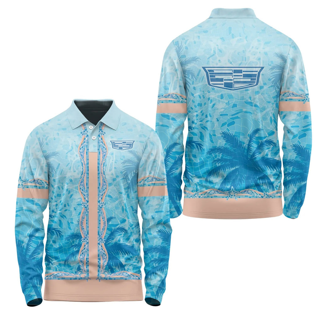 Cadillac Long Sleeve Polo SHW026