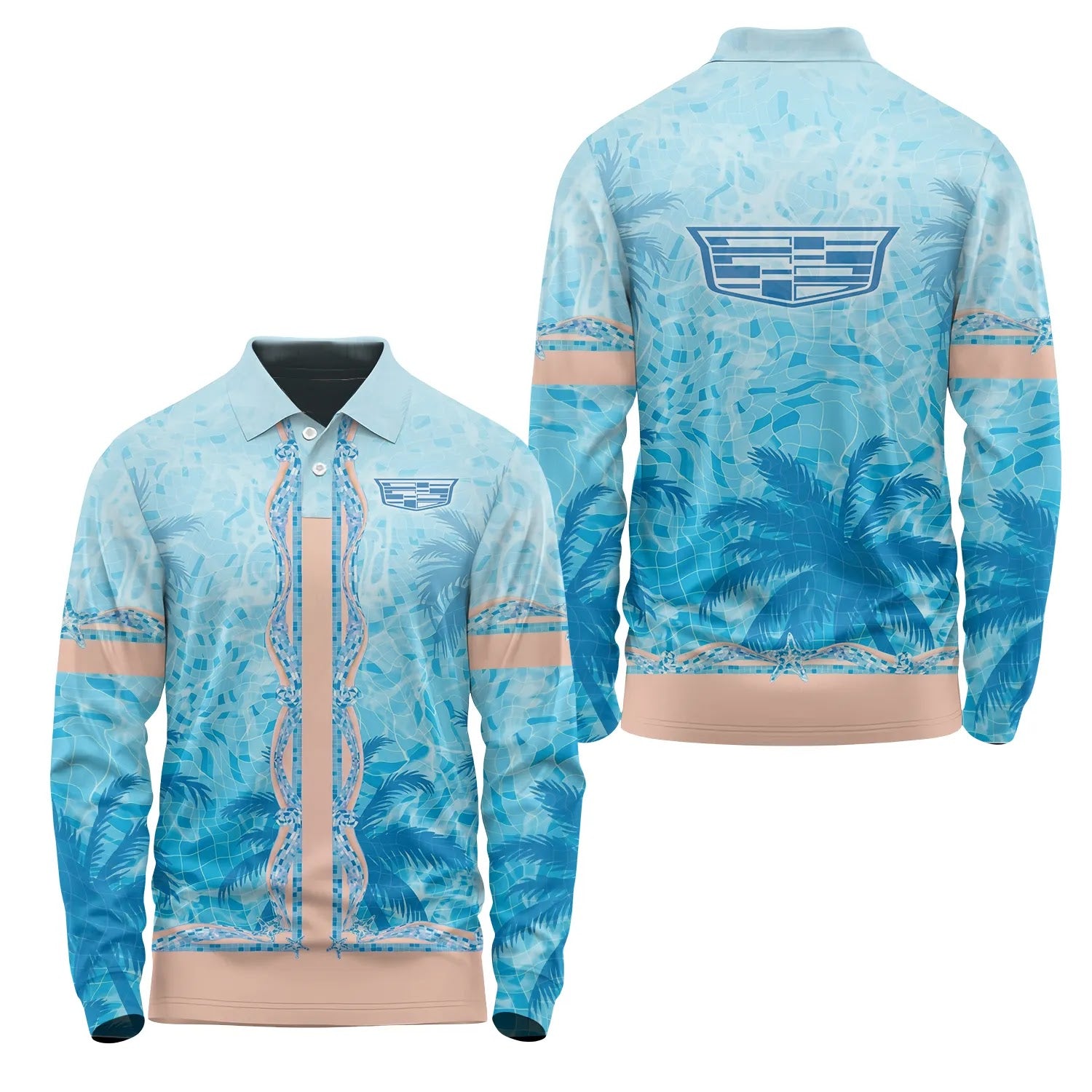 Cadillac Long Sleeve Polo SHW026