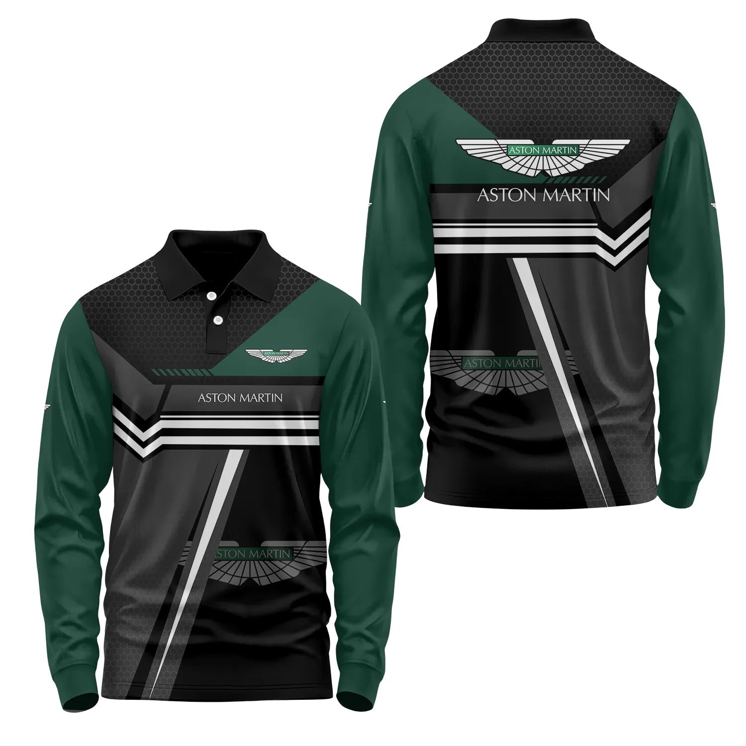 Aston Martin Long Sleeve Polo SC071
