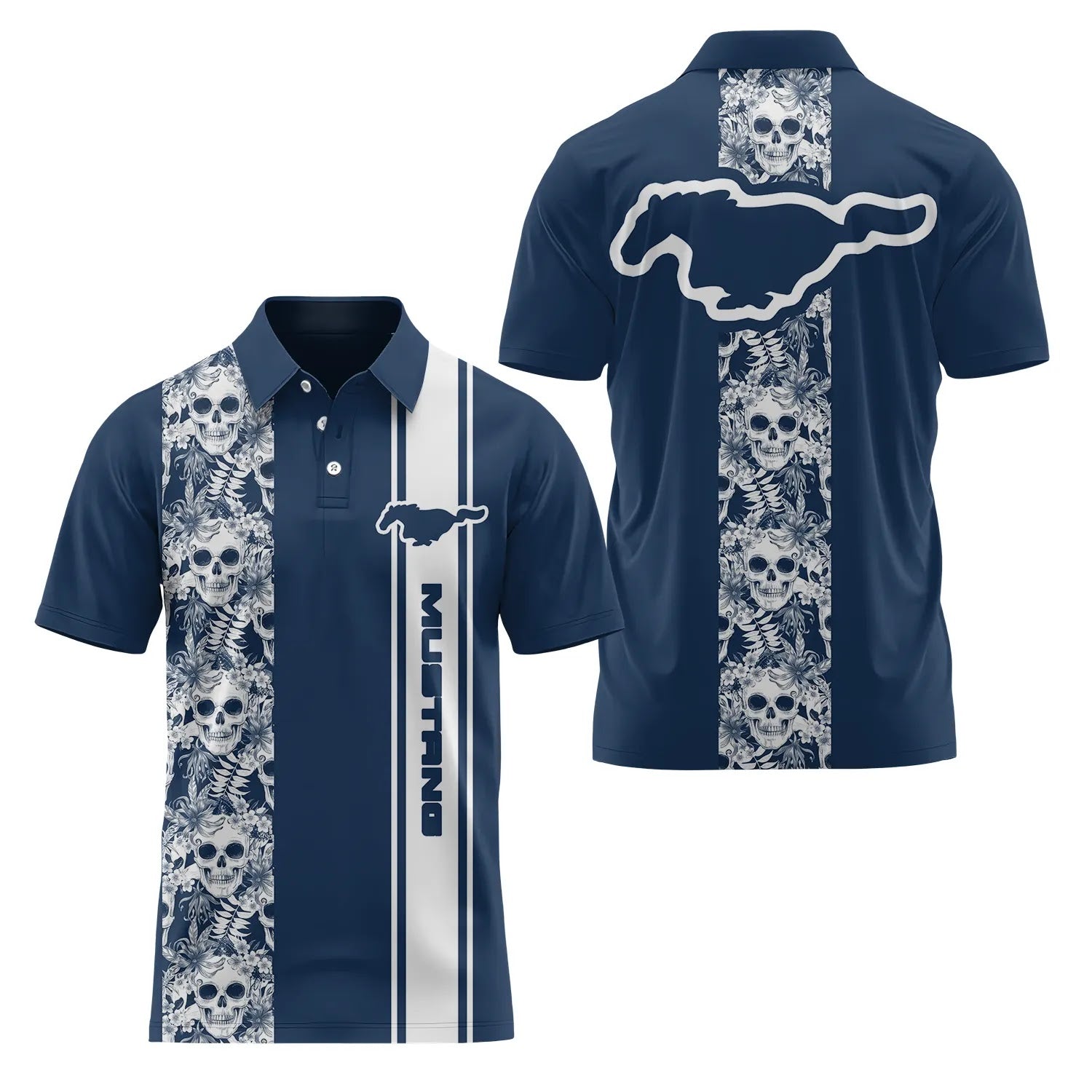 Ford Mustang Short Sleeve Polo SHW042