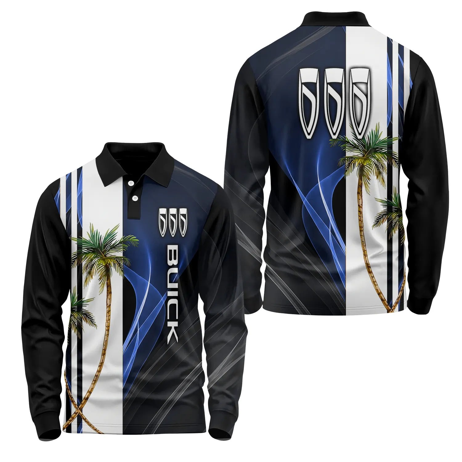 Buick Long Sleeve Polo SHW036