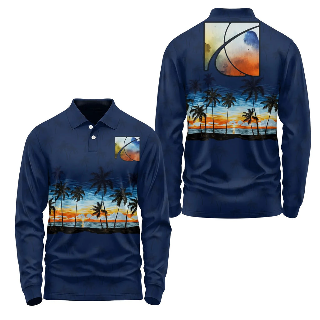 Saturn Long Sleeve Polo SHW017
