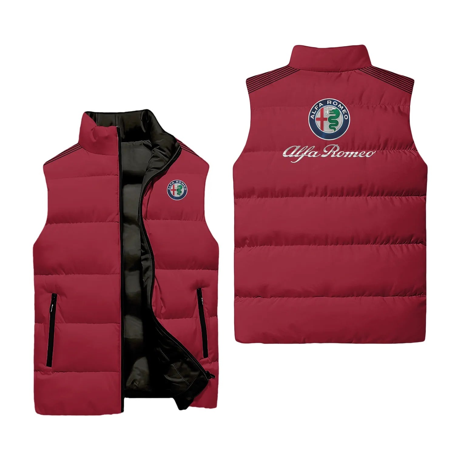 Alfa Romeo Sleeveless Puffer Jacket SC057