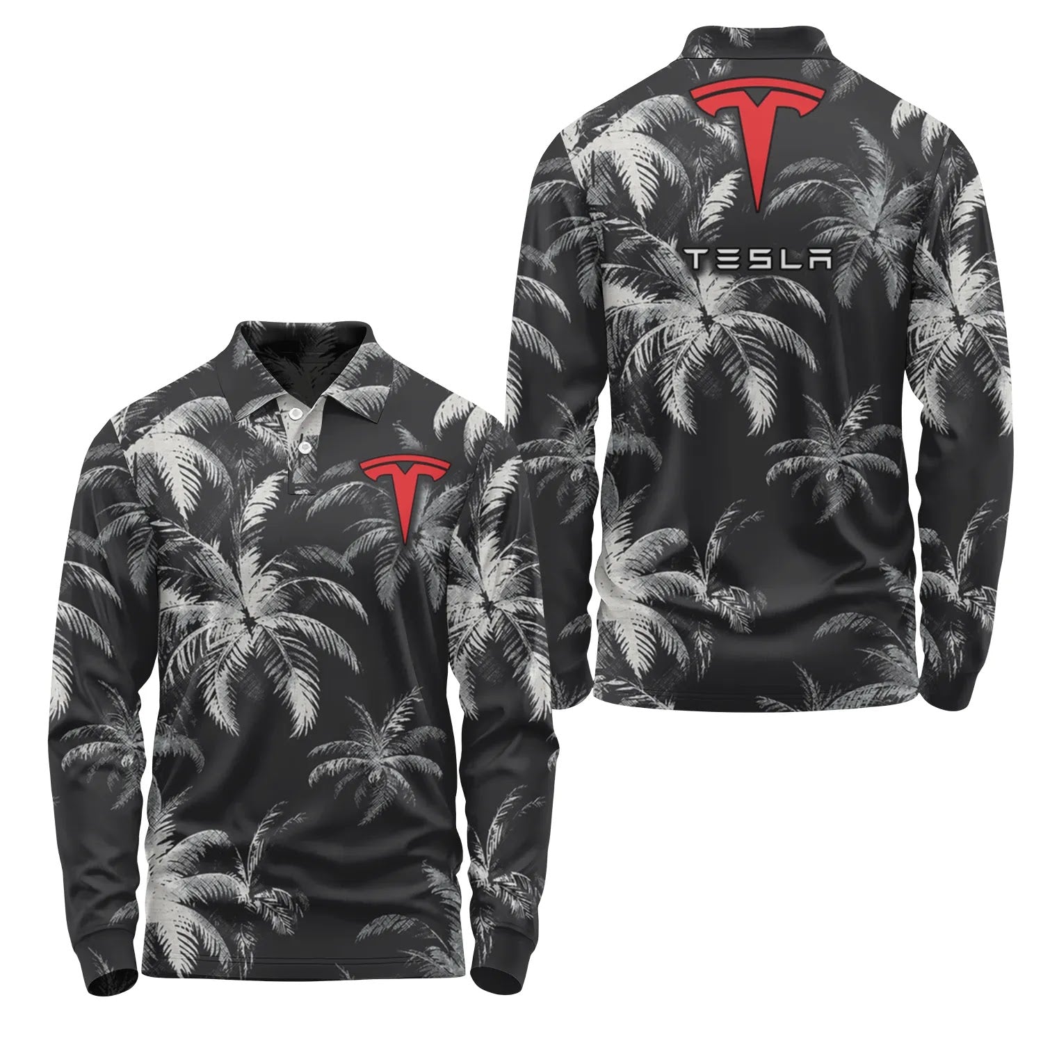 Tesla Long Sleeve Polo SC112