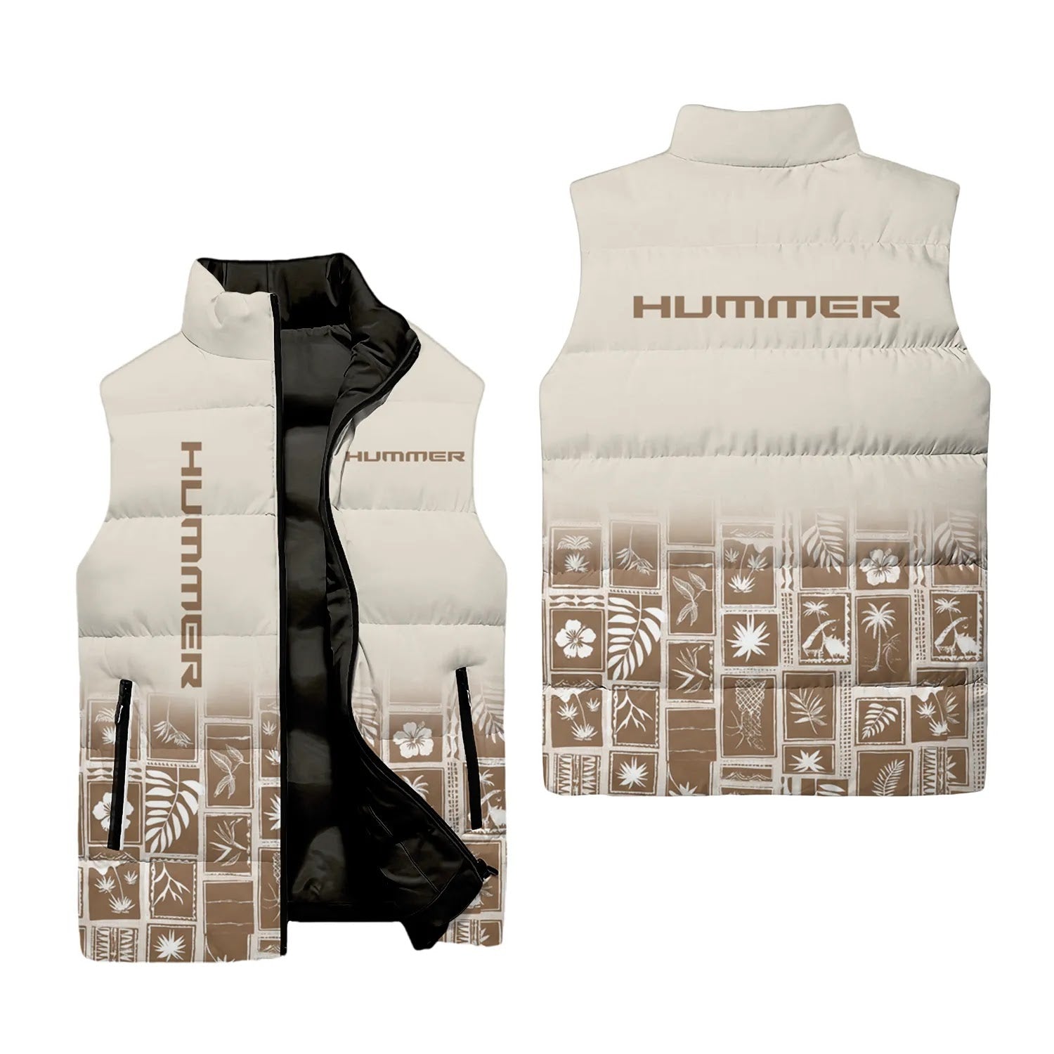 Hummer Sleeveless Puffer Jacket SHW067