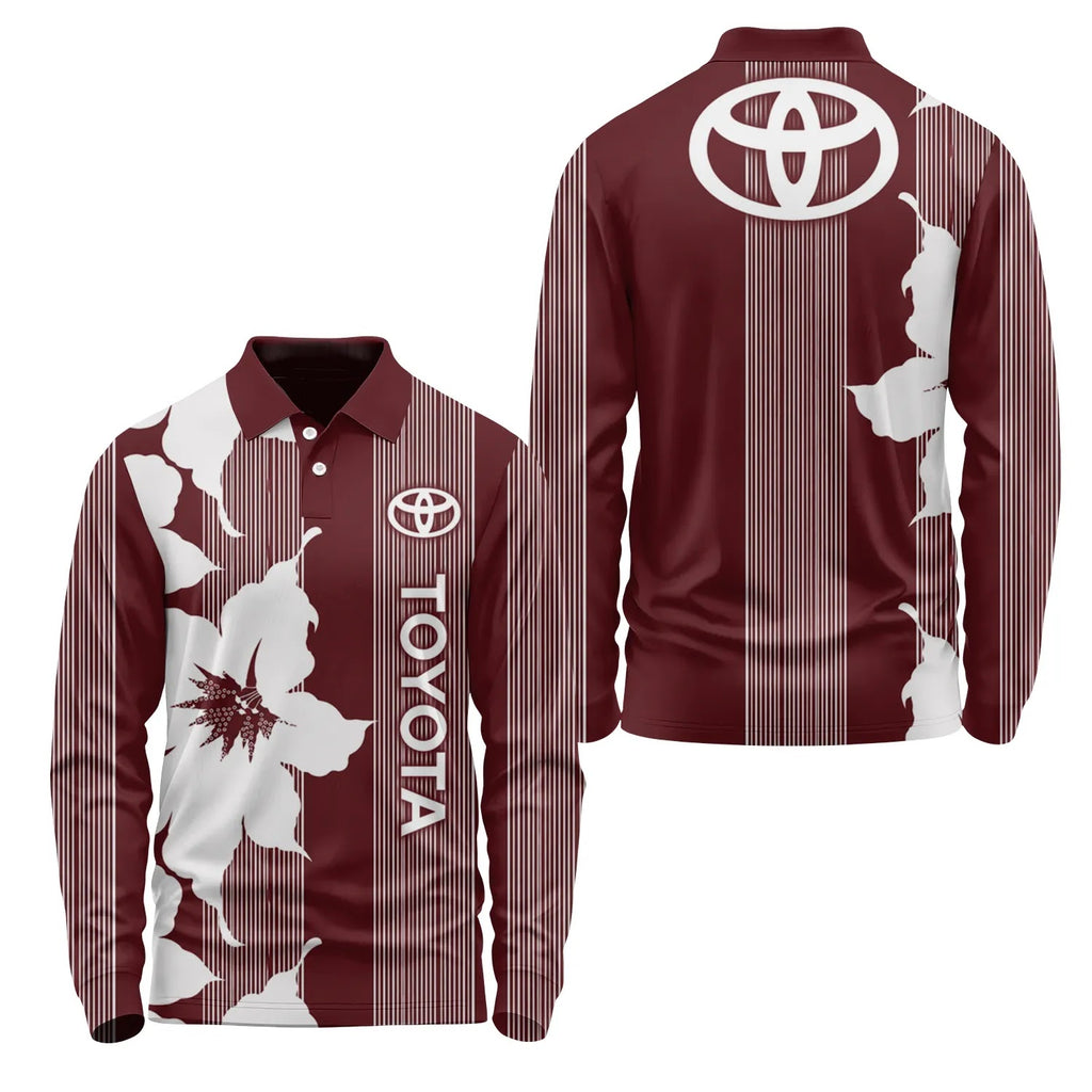 Toyota Long Sleeve Polo SHW039