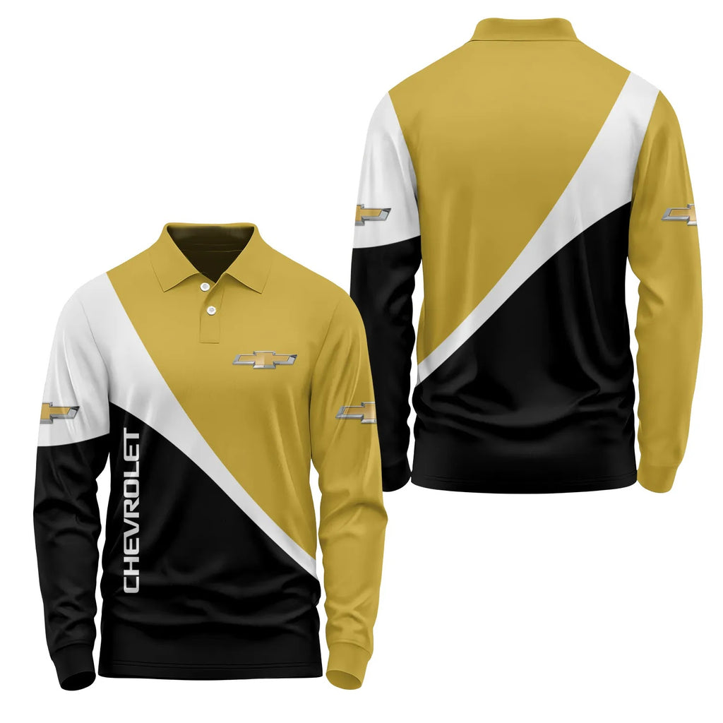 Chevrolet Long Sleeve Polo SC090