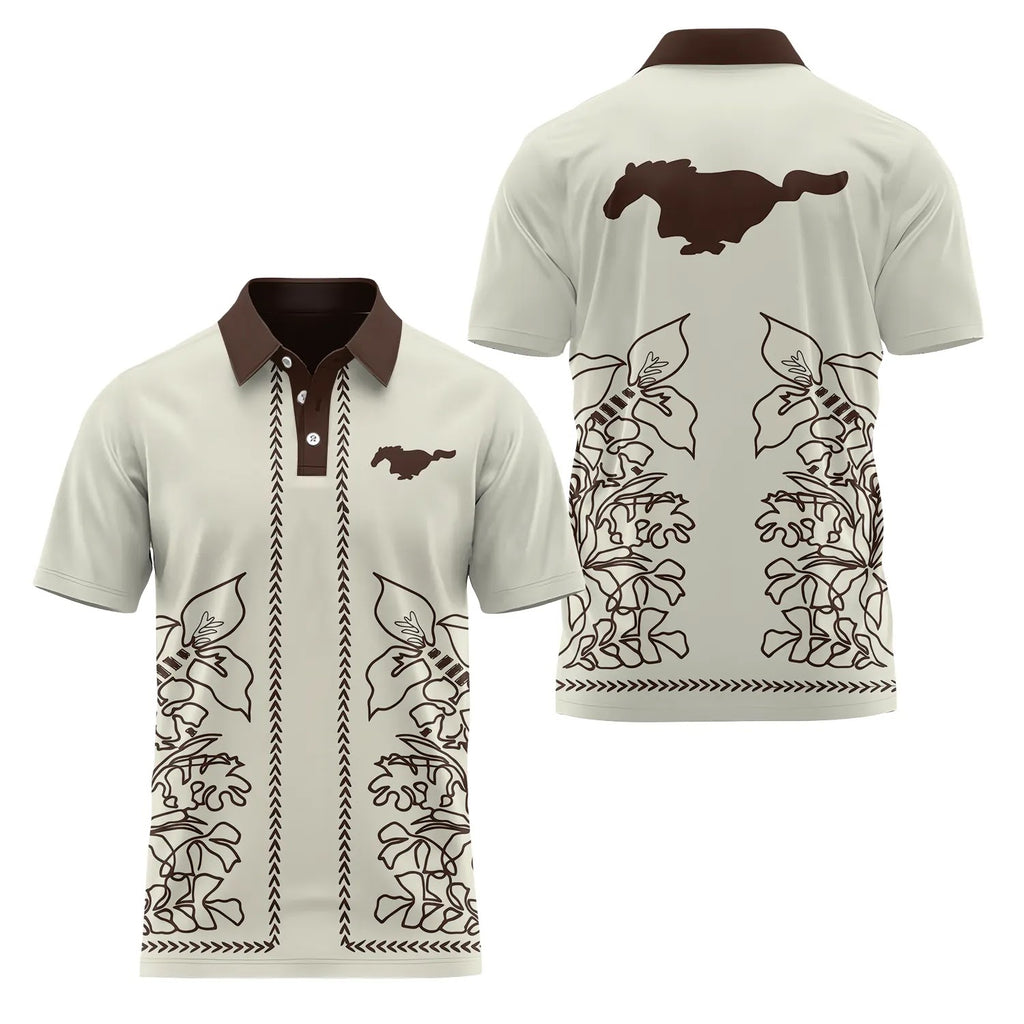 Ford Mustang Short Sleeve Polo SHW064