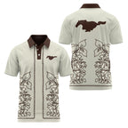 Ford Mustang Short Sleeve Polo SHW064