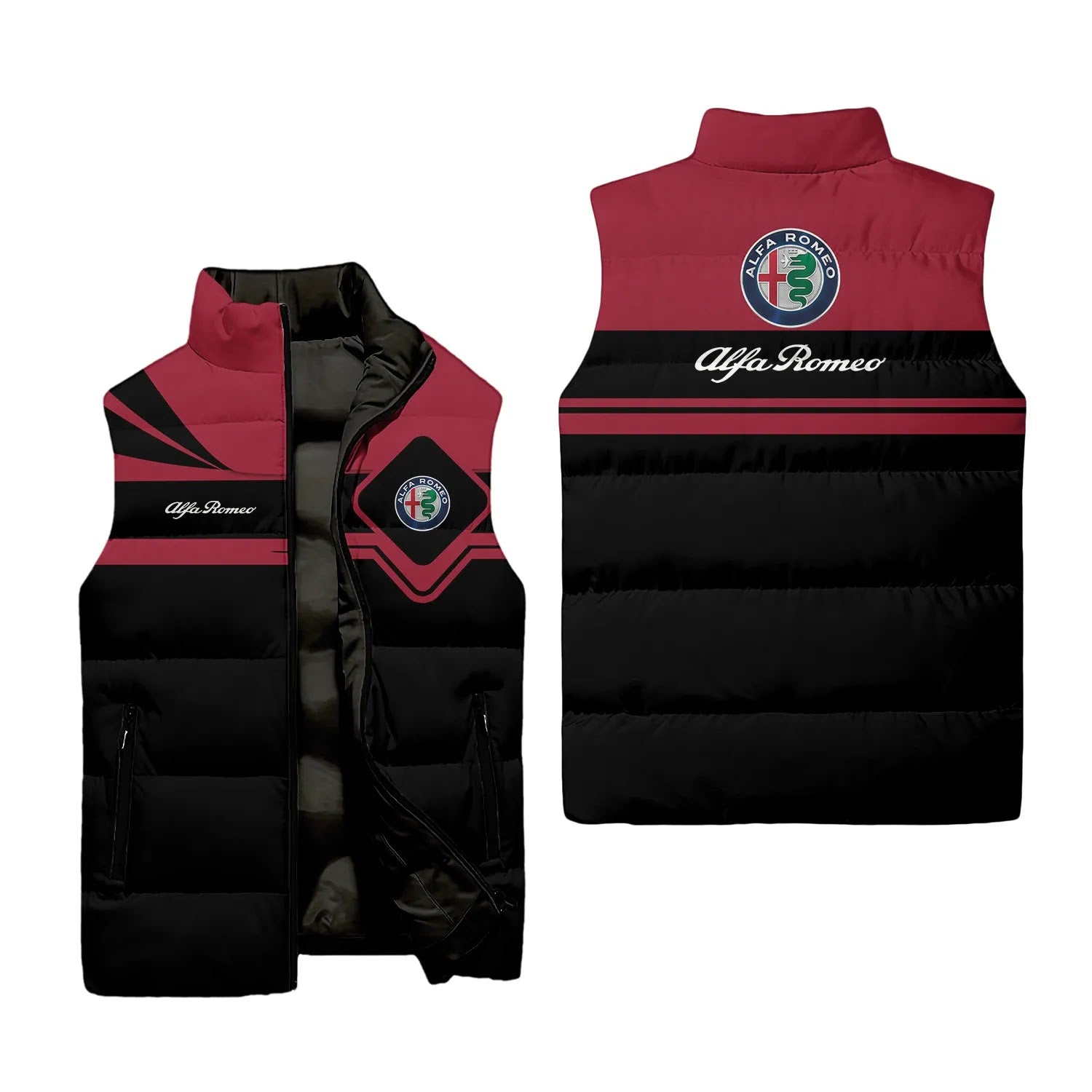 Alfa Romeo Sleeveless Puffer Jacket SC066