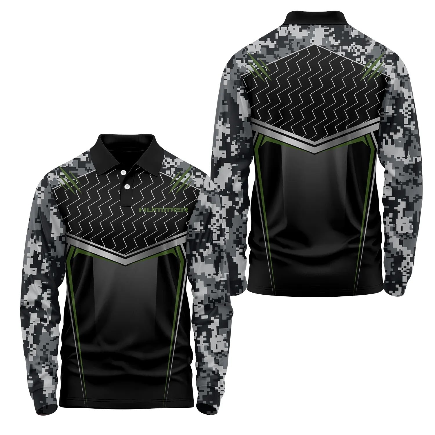 Hummer Long Sleeve Polo SC115